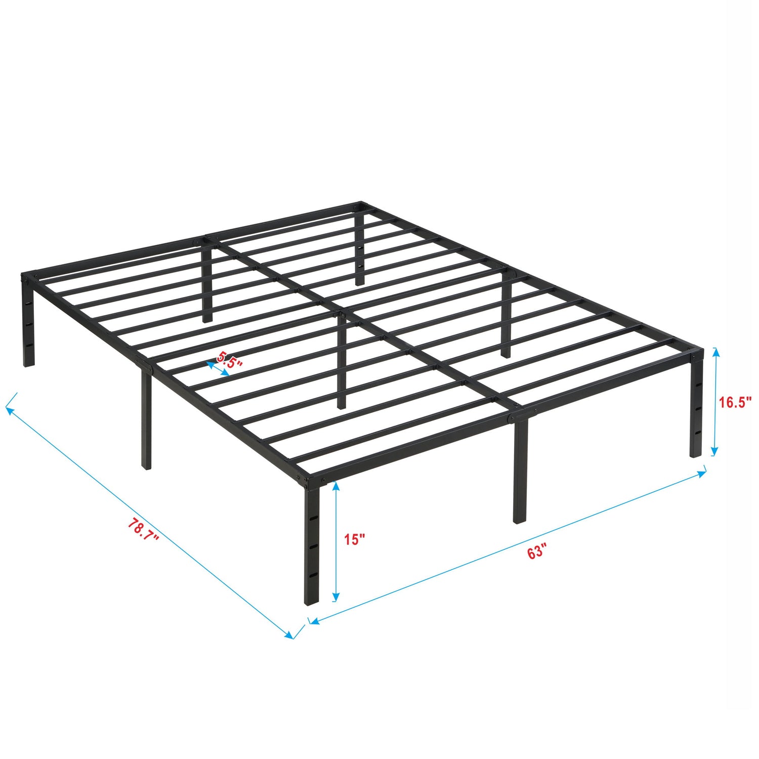 Queen Size With Quiet Support - Black