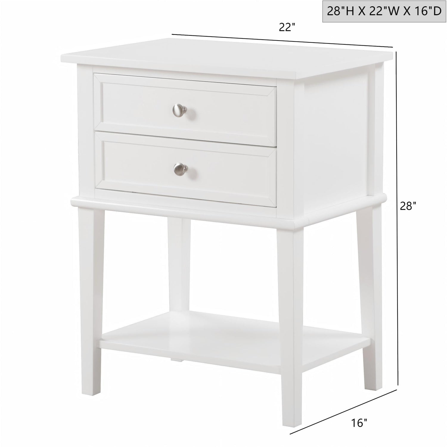 Vibrant Contemporary Nightstand