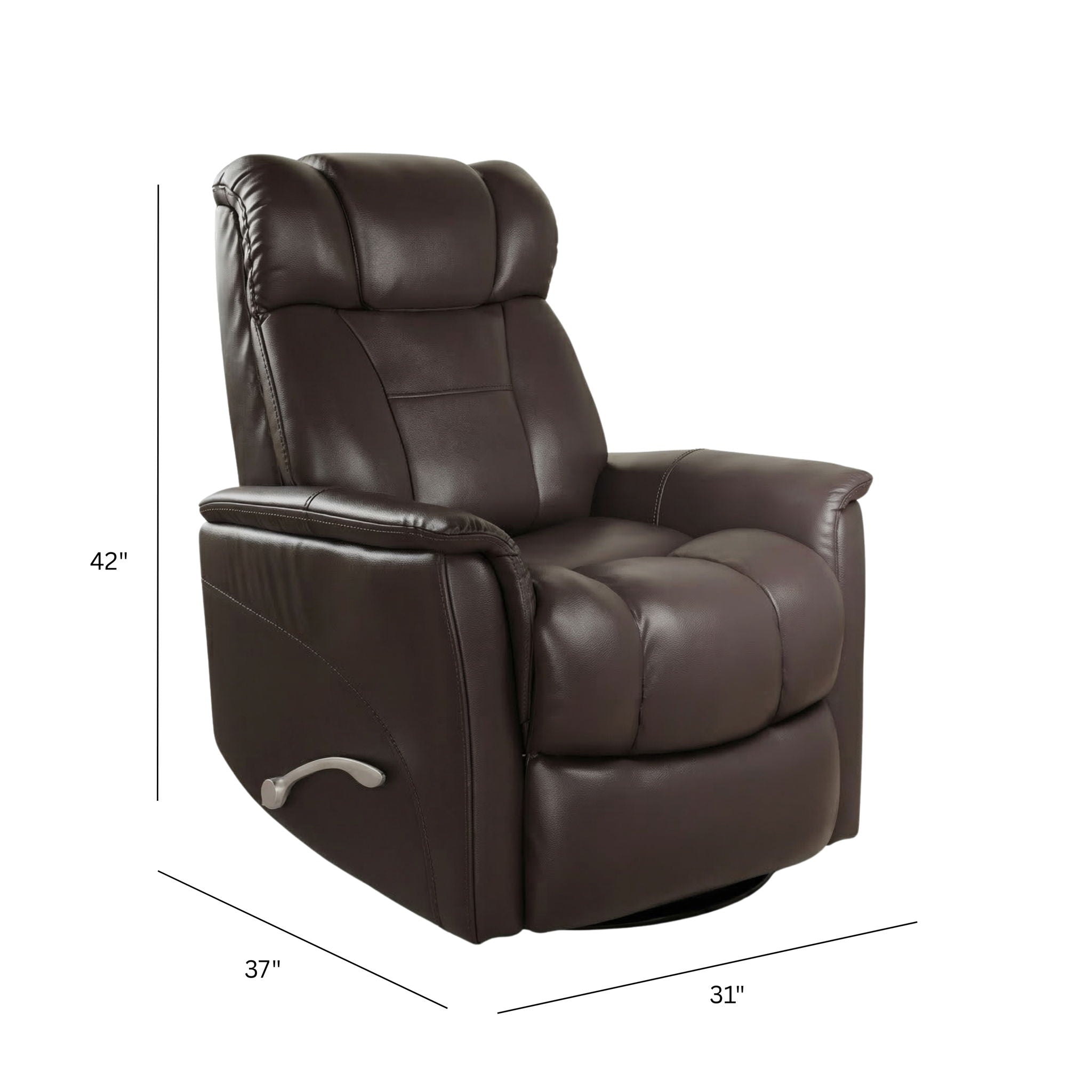 Bentley - Swivel Glider Recliner With Manual Adjustable Headrest &amp; Footrest