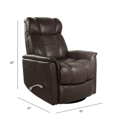 Bentley - Swivel Glider Recliner With Manual Adjustable Headrest &amp; Footrest
