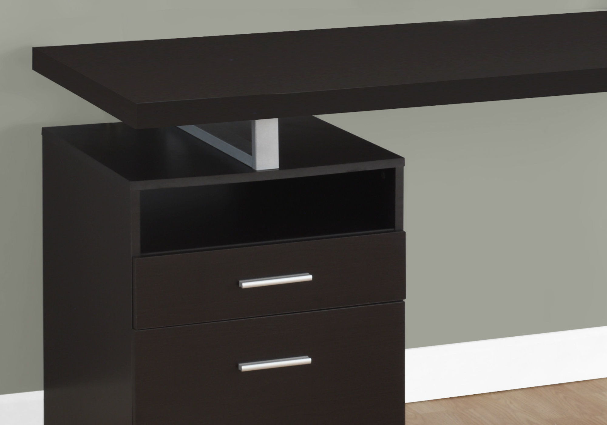 Computer Desk For Home Office, Laptop, Left Right Set - Up, Storage Drawers, Contemporary &amp; Modern