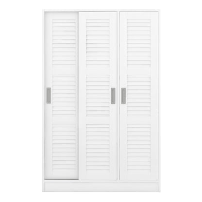3 Door Shutter Wardrobe &amp; Shelves