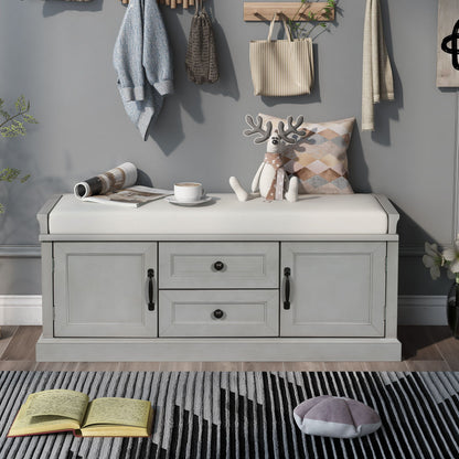 Hearth &amp; Haven Daisy - Storage Bench With 2 Drawers And 2 Cabinets