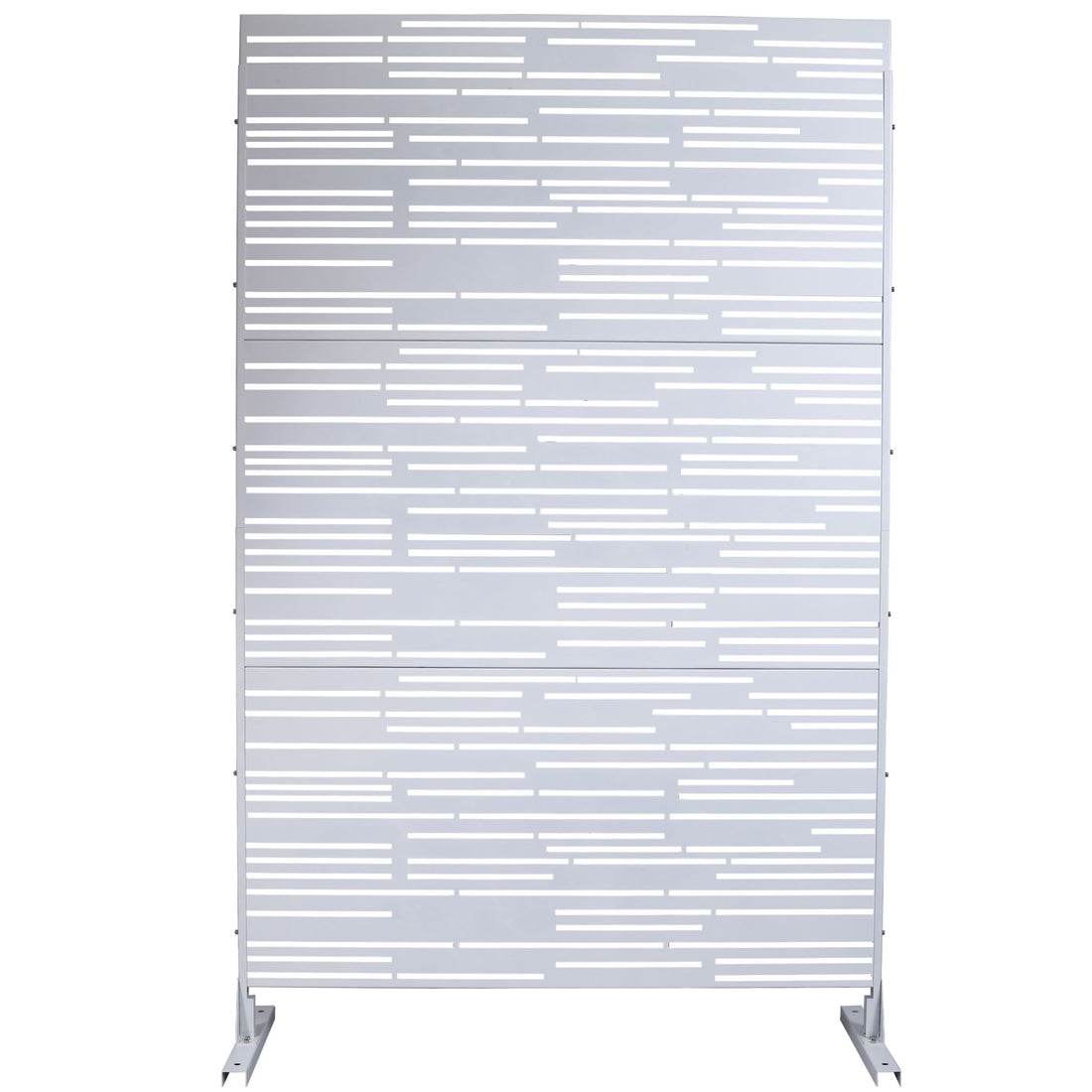 Outdoor &amp; Indoor Freestanding Metal Privacy Screen