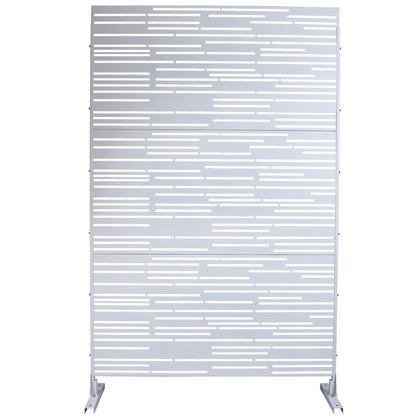 Outdoor &amp; Indoor Freestanding Metal Privacy Screen