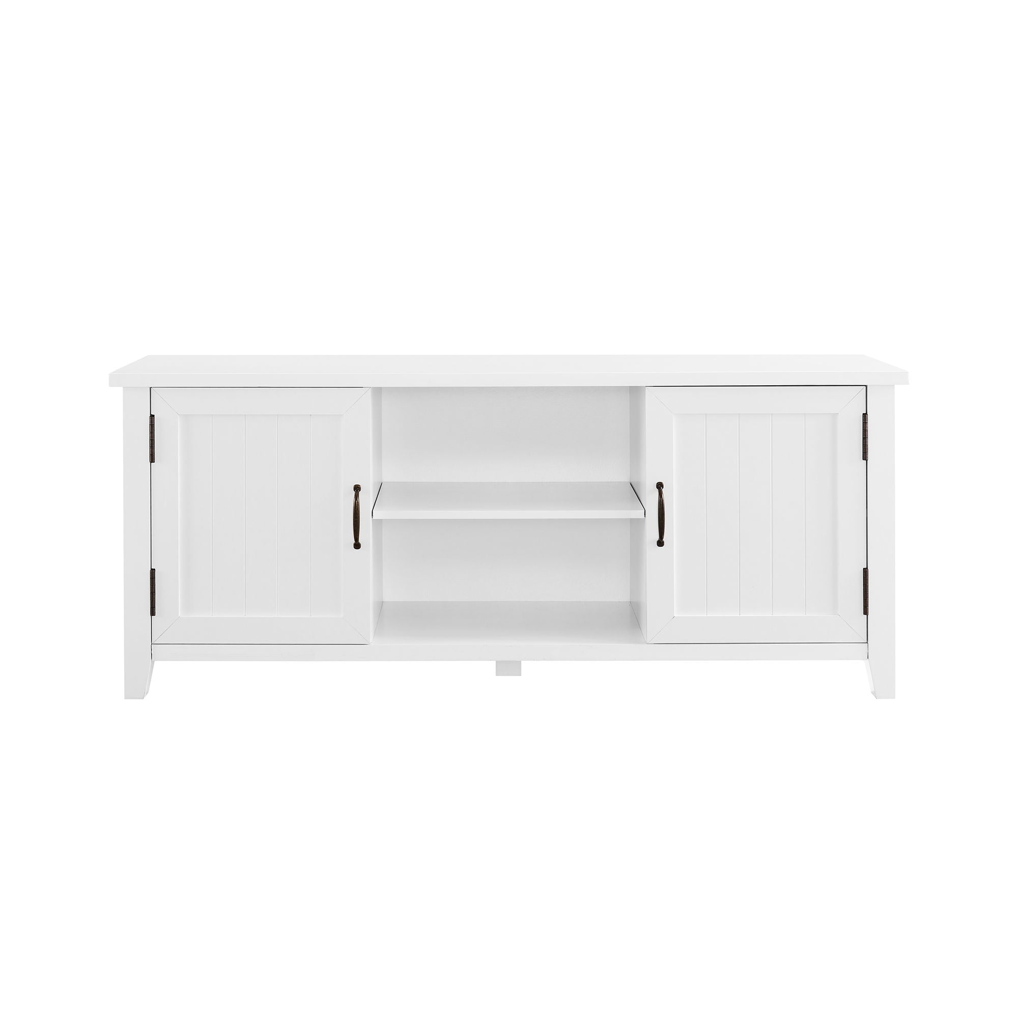 Classic Grooved Door TV Stand For Tvs Up To 65&quot;