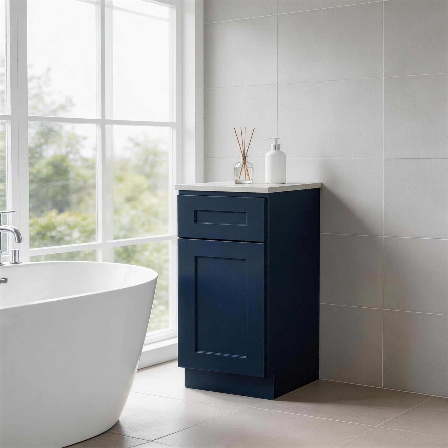 Shaker Base Cabinet &amp; Soft-Close Door And Drawer