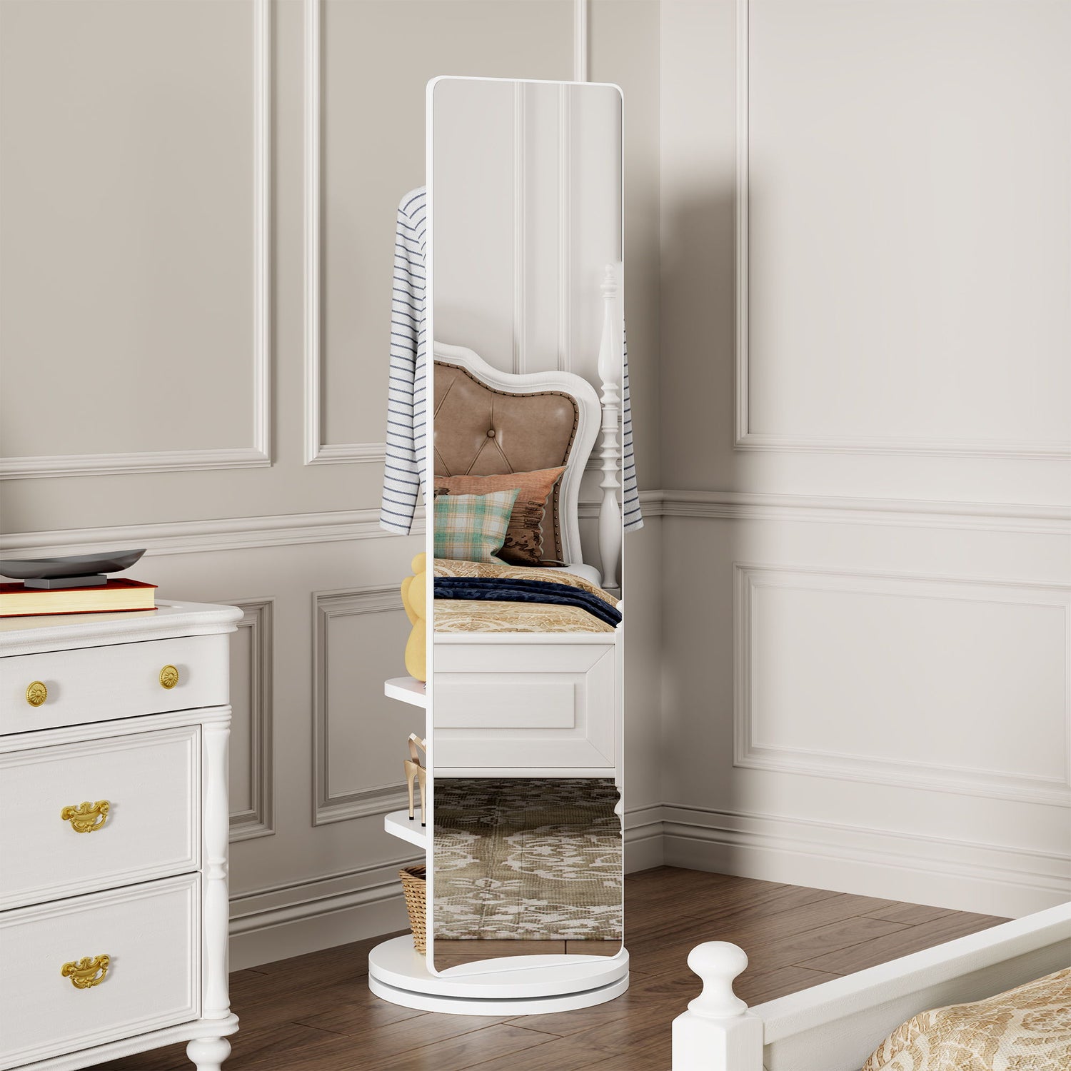 3 In 1 Multifunctional Full Length Clothing Mirror