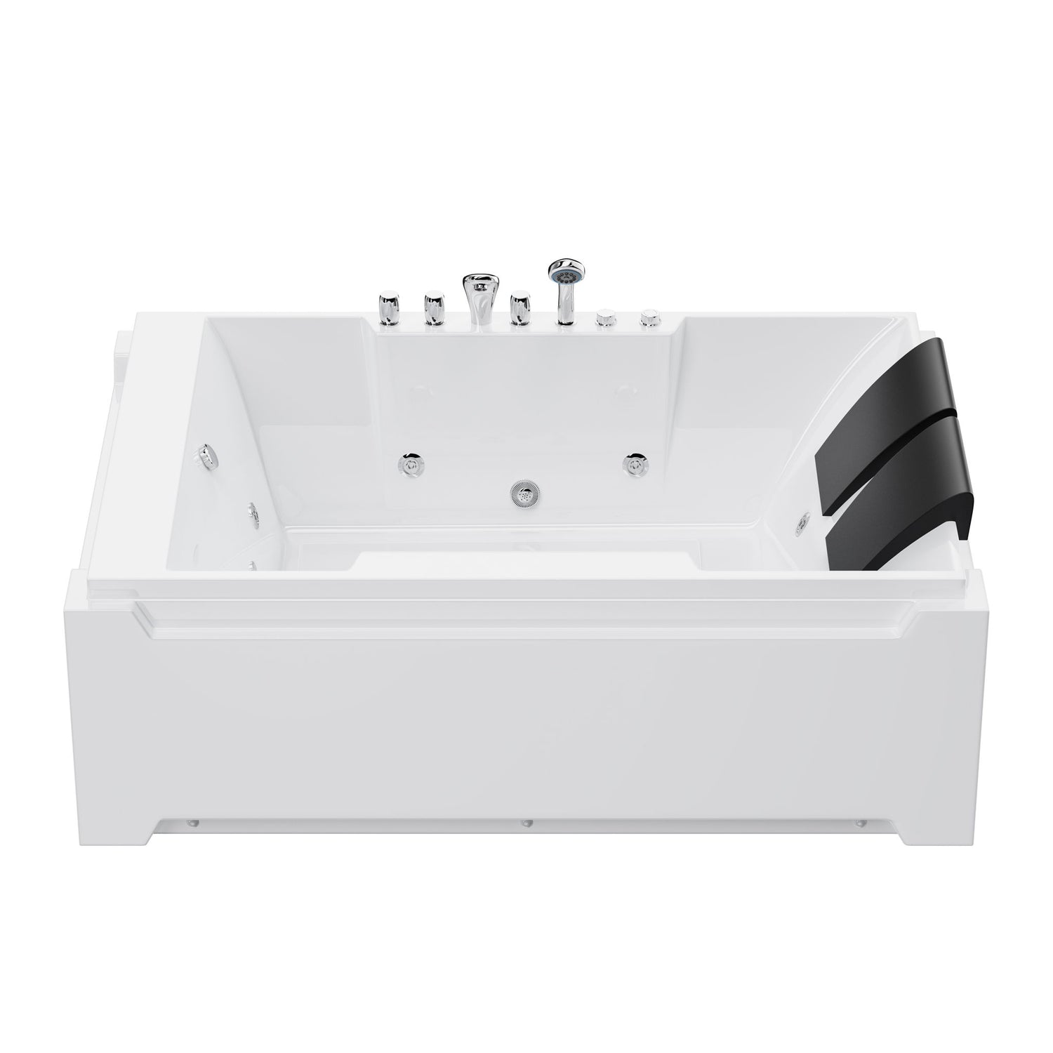 Xavier - Double Massage Bathtub - Milk White