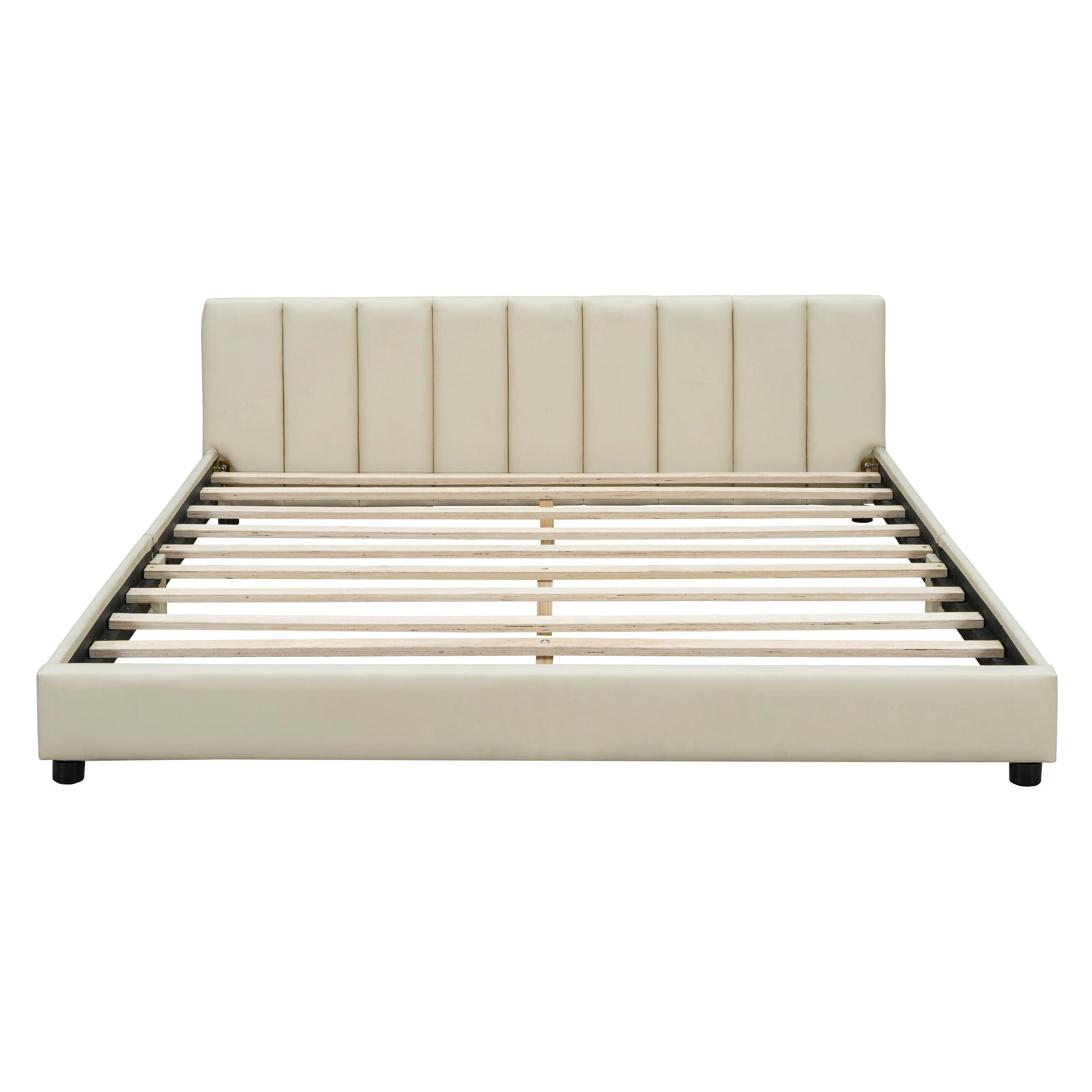 Upholstered Platform Bed, Mother &amp; Child Bed