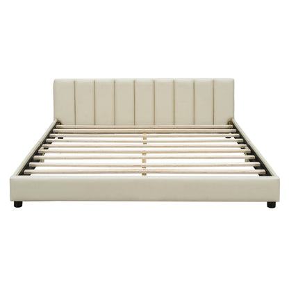 Upholstered Platform Bed, Mother &amp; Child Bed