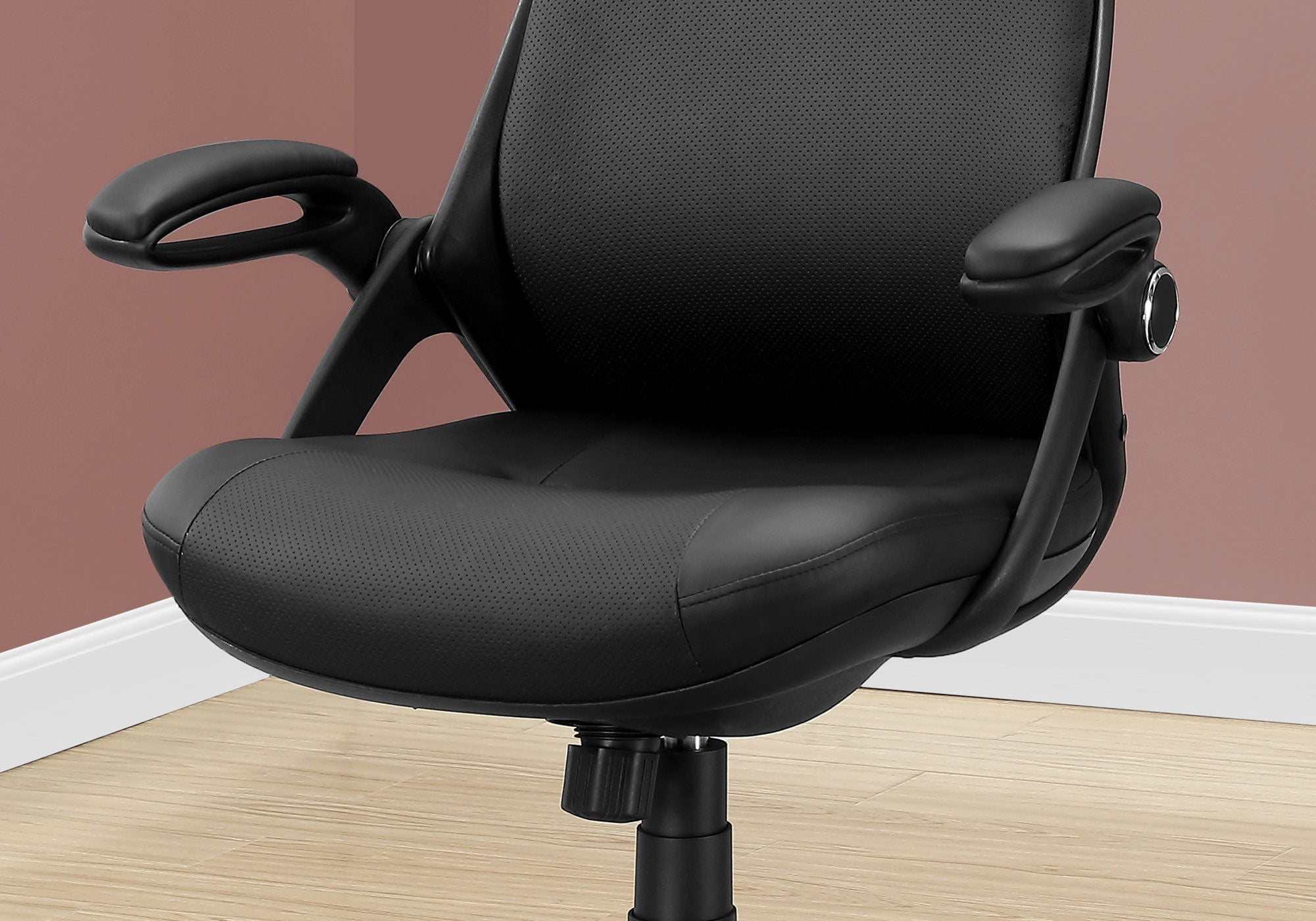 Office Chair, Adjustable Height, Swivel, Ergonomic, Armrests, Contemporary &amp; Modern