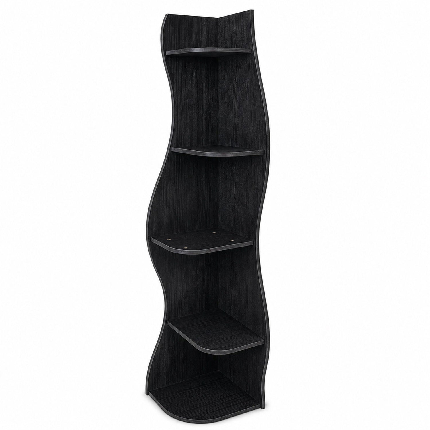 5 Tier S - Shaped Corner Shelf For Living Room