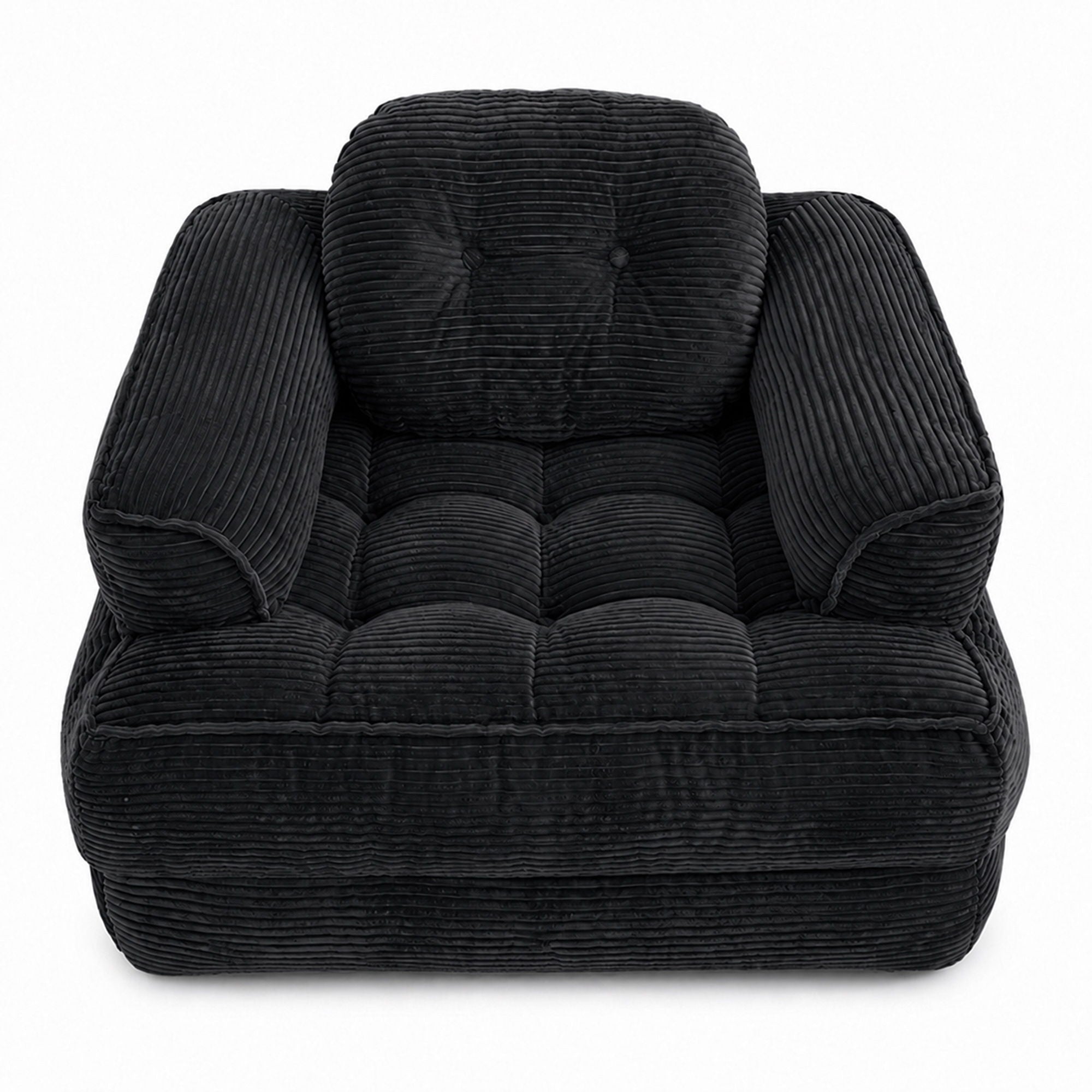 Convertible 2 In 1 Armrest Sofa For Bedroom