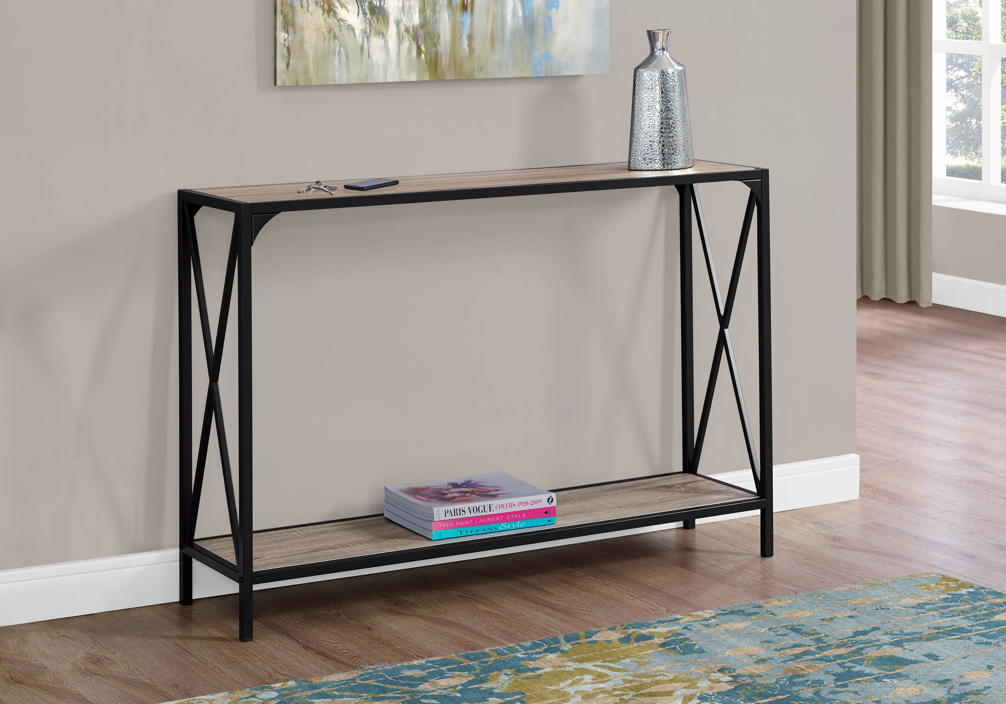 Accent Console Table For Entryway, Contemporary &amp; Modern
