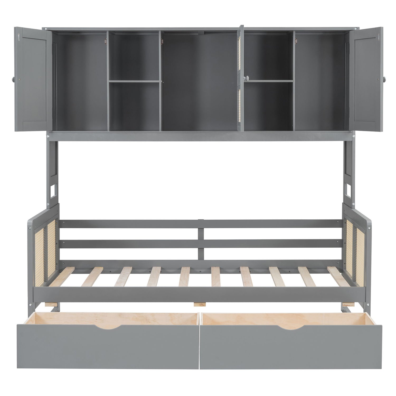 Daybed And All In One Cabinet And Shelf
