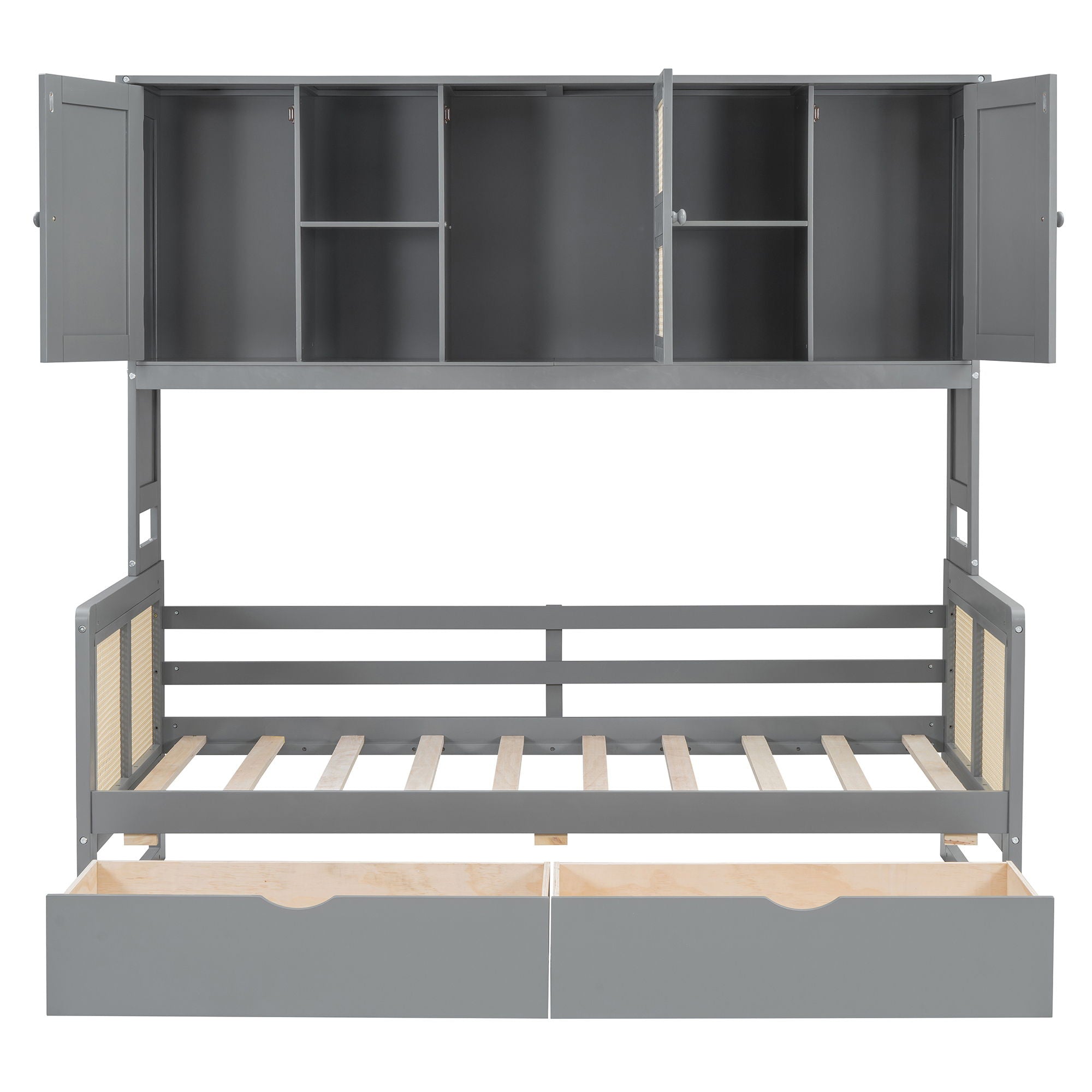 Daybed And All In One Cabinet And Shelf