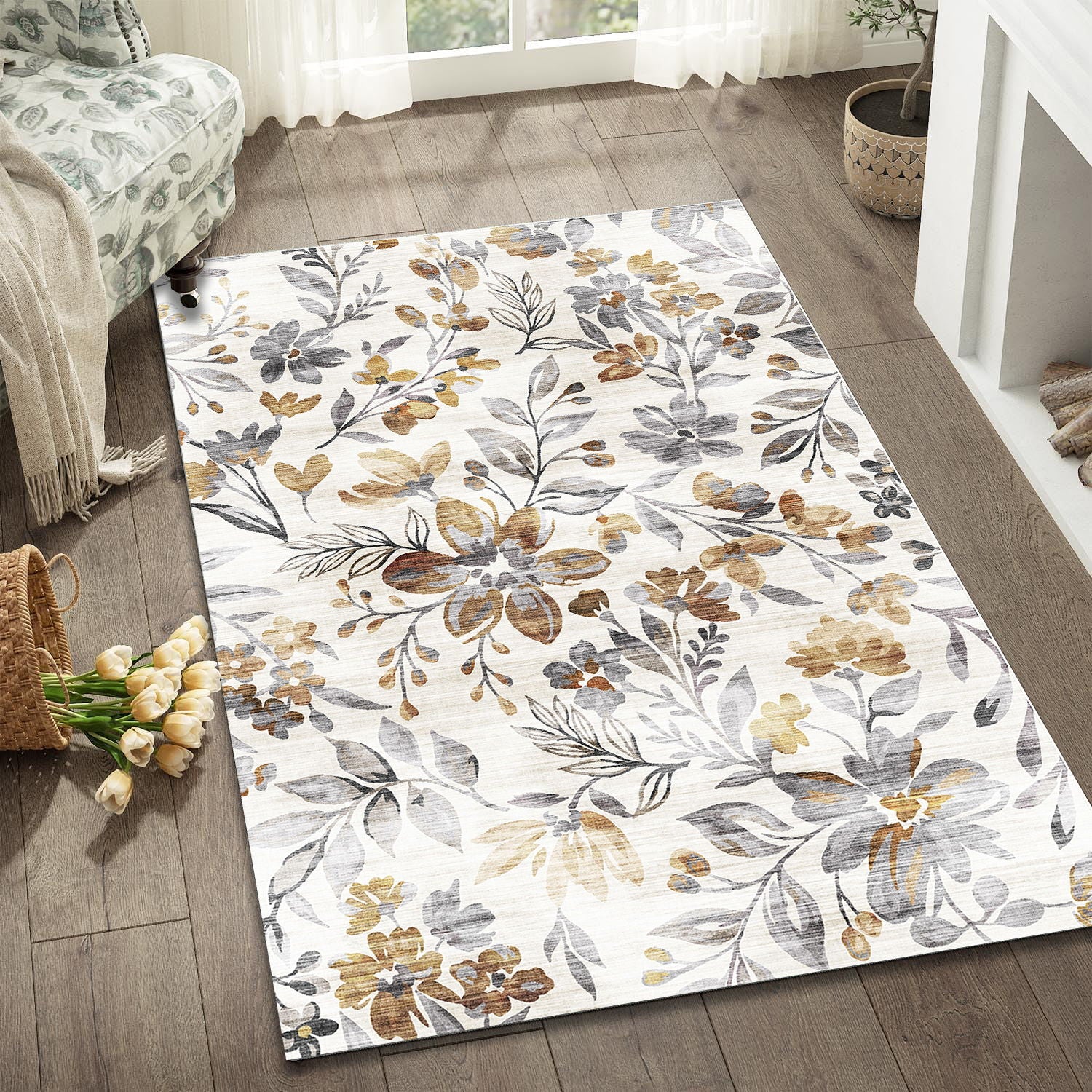 Sphinx - Washable Non - Slip Runner Rug Indoor &amp; Outdoor