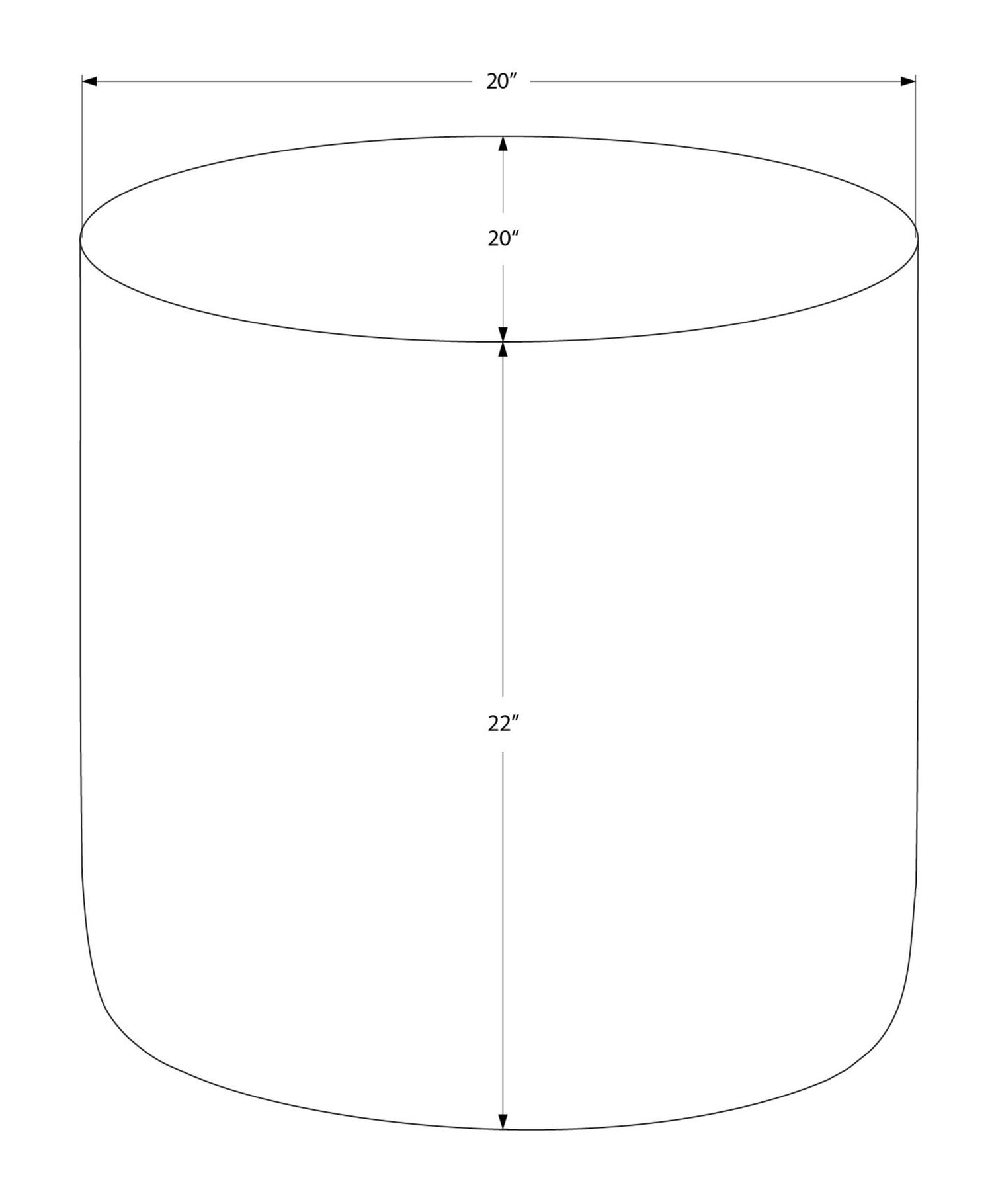 Drum Accent Side Table, Boho-Glam Design