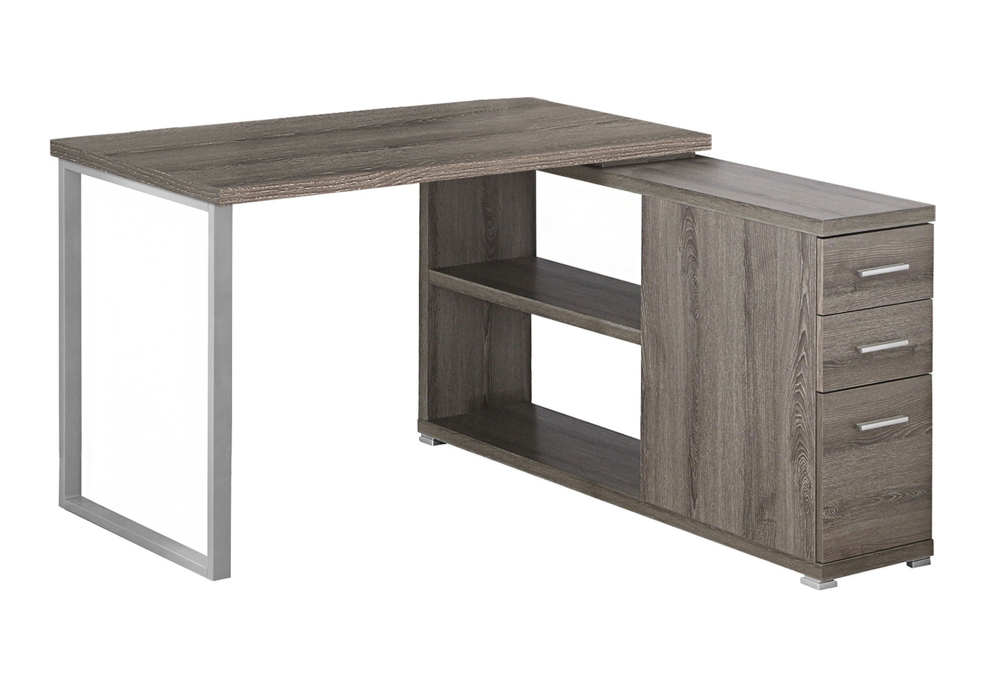 Computer Desk, Home Office, Corner, Left, Right Set - Up, Storage Drawers, L Shape, Laptop, And Contemporary &amp; Modern