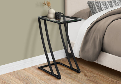 Accent Table, C - Shaped, Sturdy Construction, Contemporary &amp; Modern