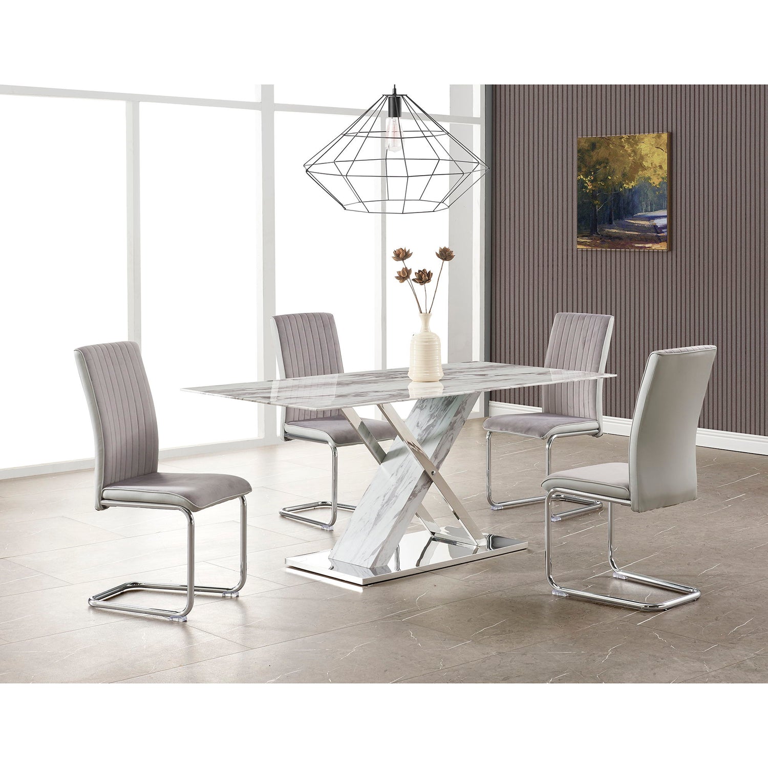 Stark - Dining Chairs (Set of 4) - Gray