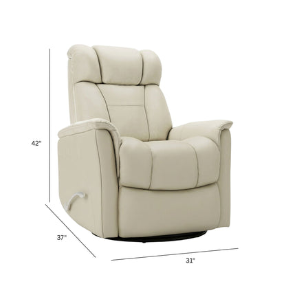 Bentley - Swivel Glider Recliner With Manual Adjustable Headrest &amp; Footrest