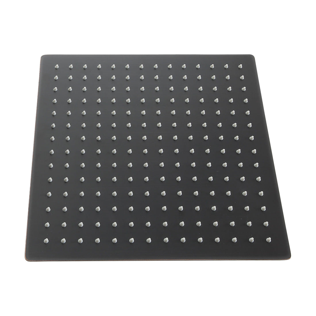 10&quot; Square Rainfall Shower Head With Silicone Nozzle - Oil-Rubbed Bronze