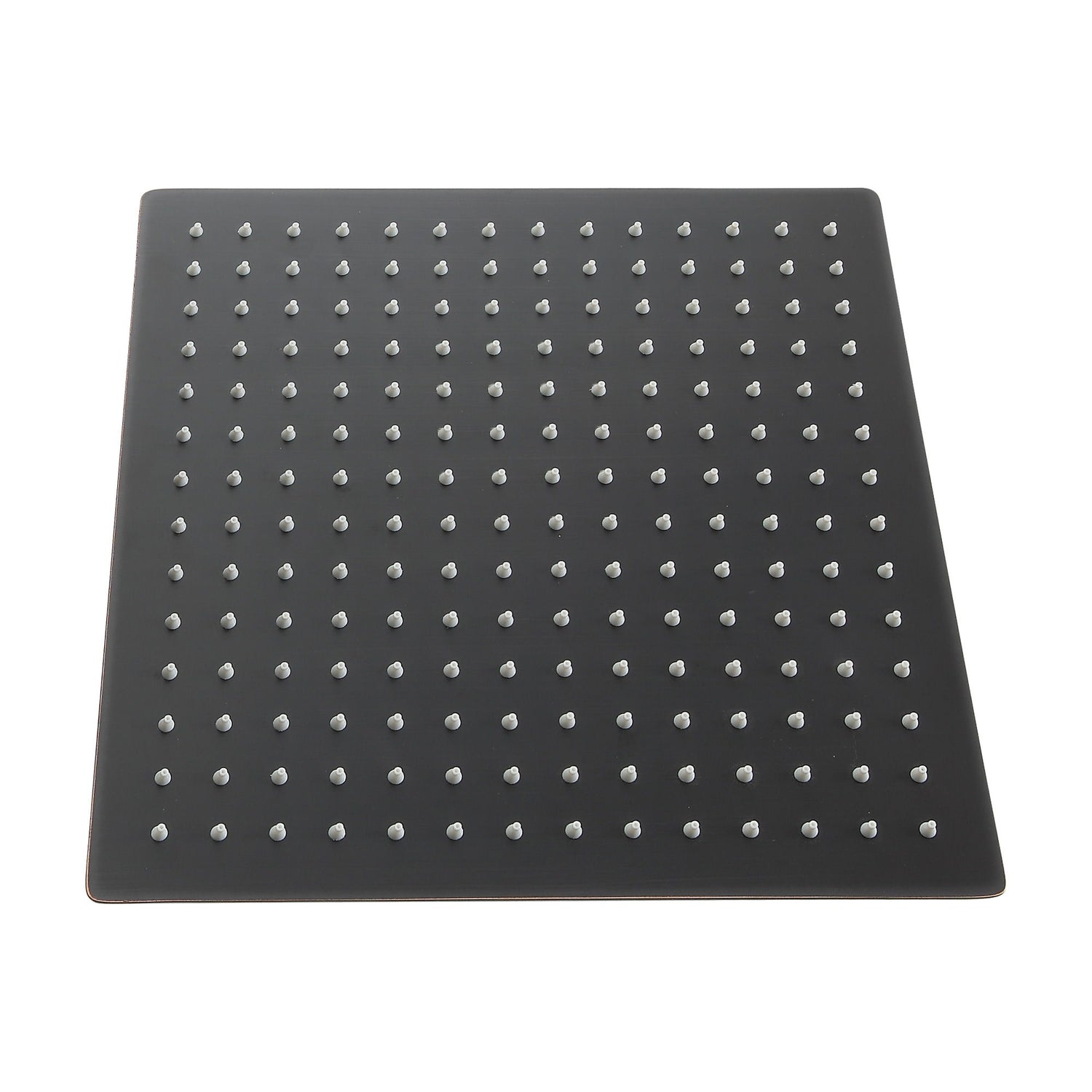 10&quot; Square Rainfall Shower Head With Silicone Nozzle - Oil-Rubbed Bronze
