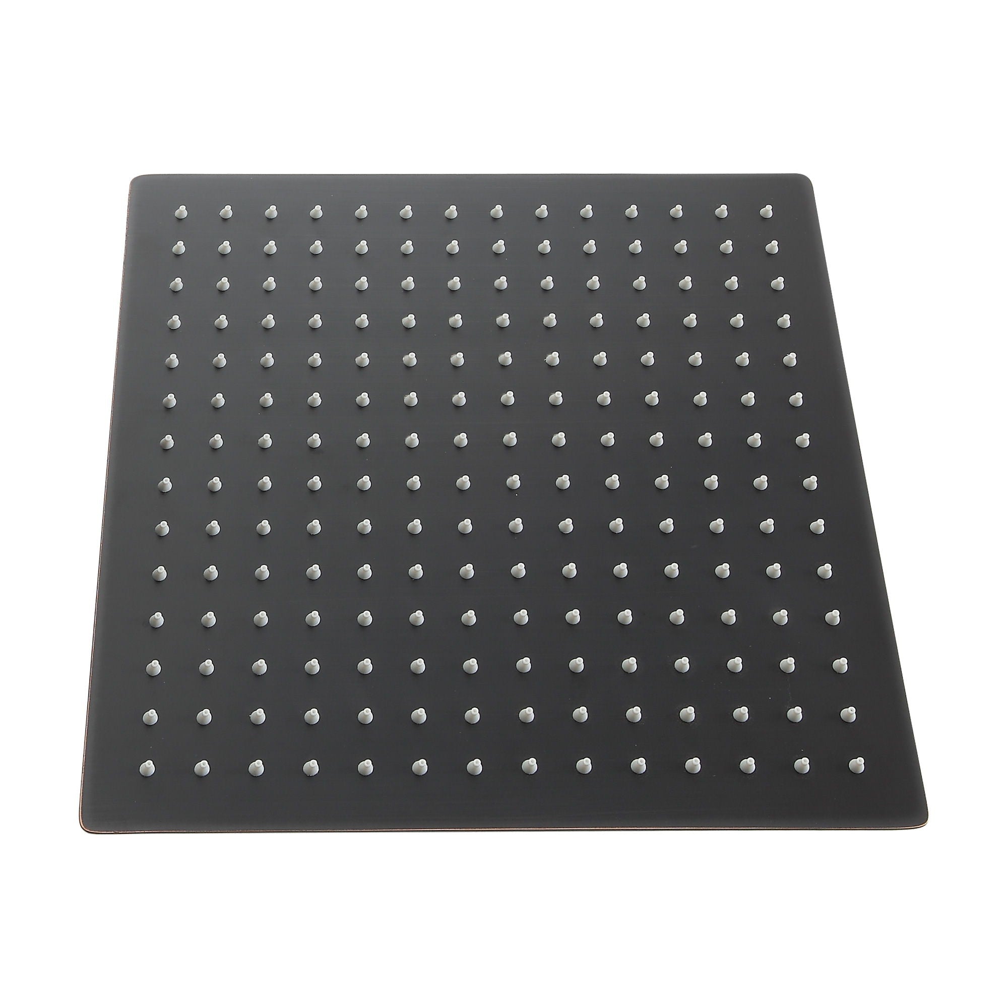 10&quot; Square Rainfall Shower Head With Silicone Nozzle - Oil-Rubbed Bronze