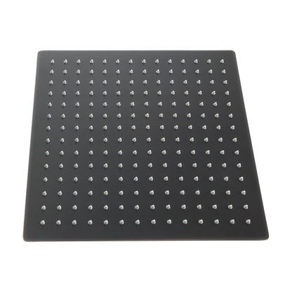 10&quot; Square Rainfall Shower Head With Silicone Nozzle - Oil-Rubbed Bronze
