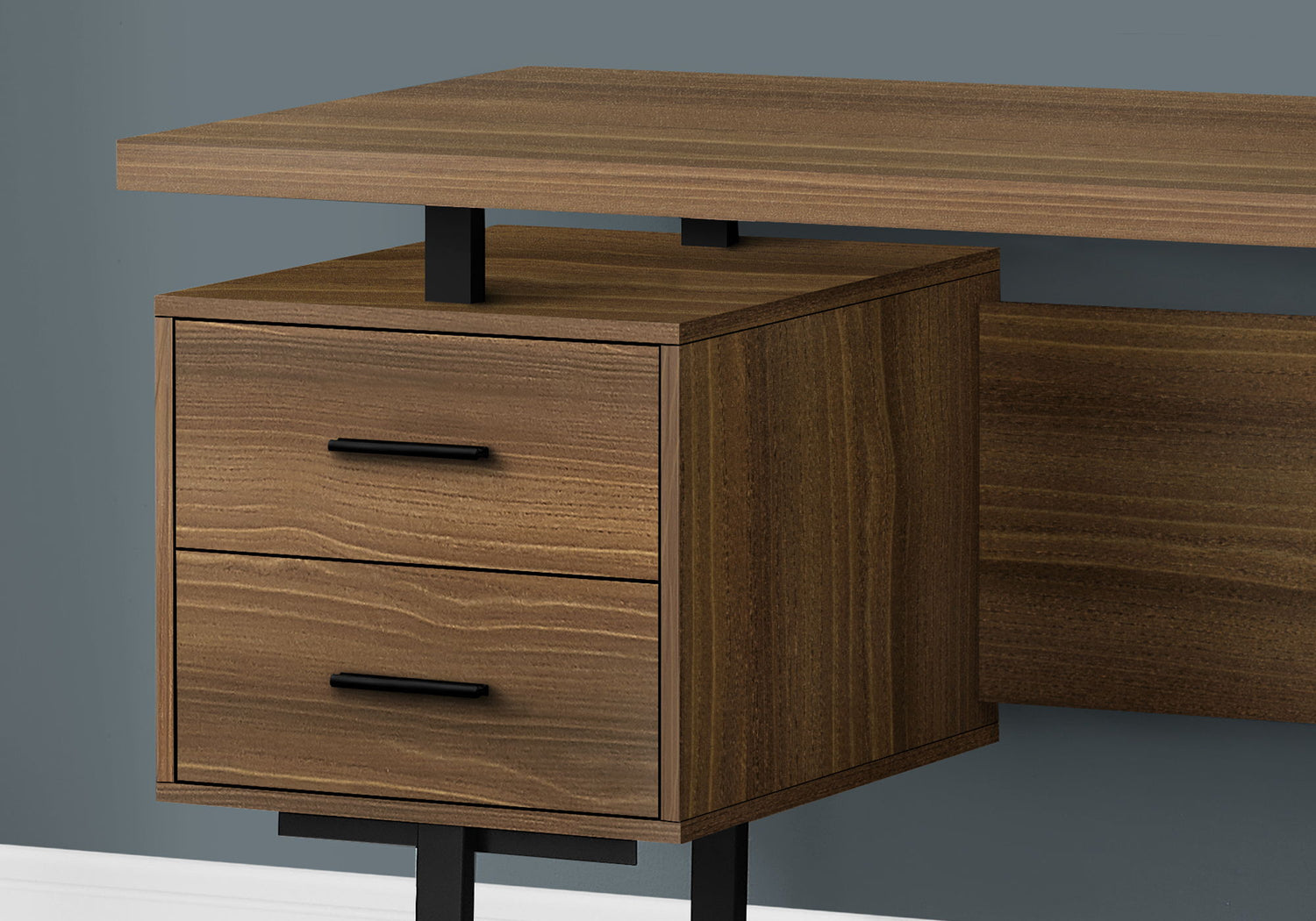 Computer Desk For Home Office, Laptop, Left, Right Set - Up, Storage Drawers, Contemporary &amp; Modern