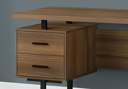 Computer Desk For Home Office, Laptop, Left, Right Set - Up, Storage Drawers, Contemporary &amp; Modern