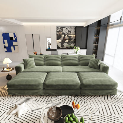 Modern Comfy Upholstered Sofa Cloud Couch &amp; Deep Seat Couches