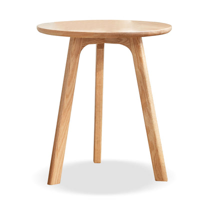 Round Small End Table, Side Table For Bedroom &amp; Balcony