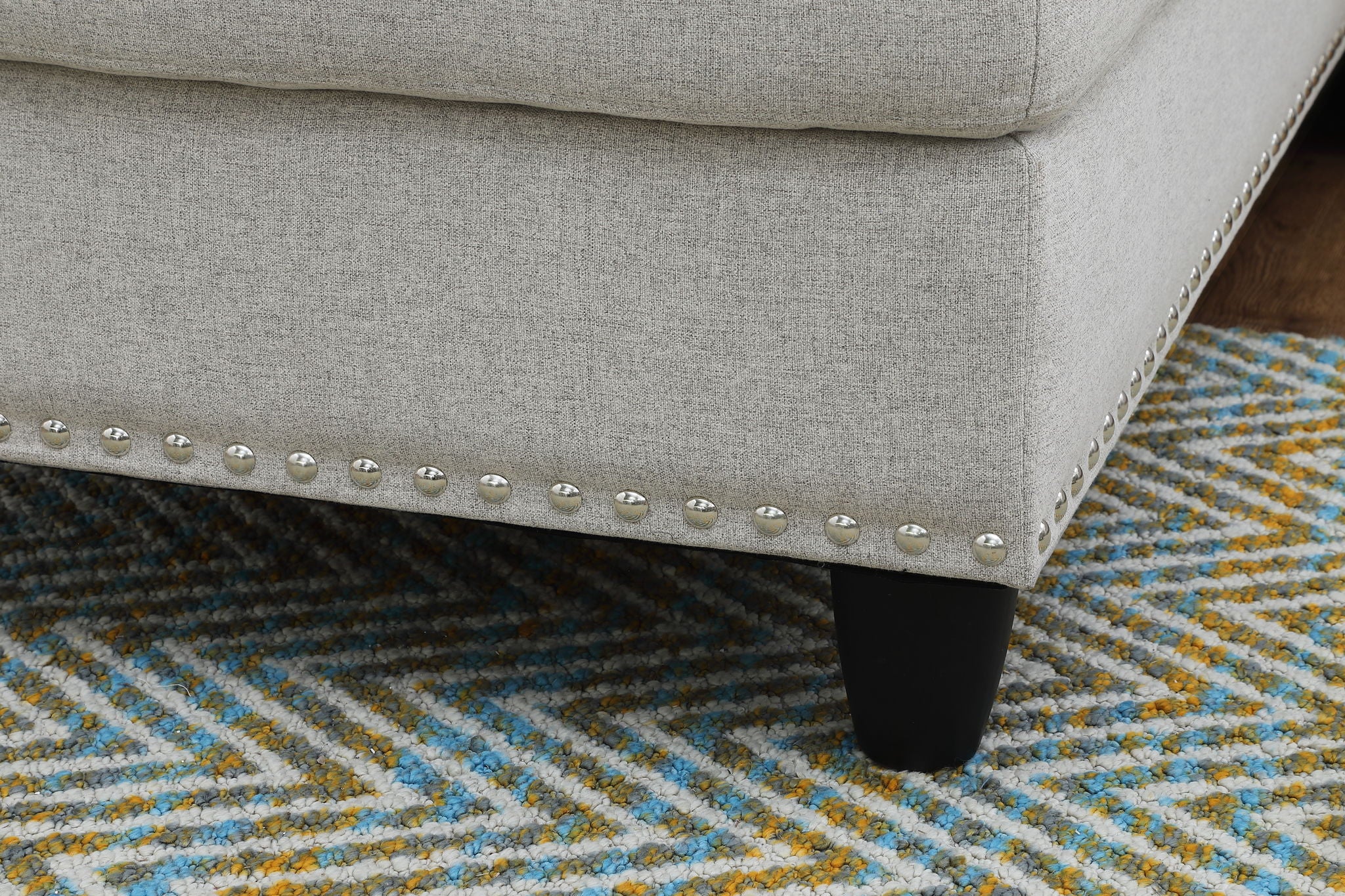 Alger - Left Hand Facing Sofa &amp; Chaise With Ottoman