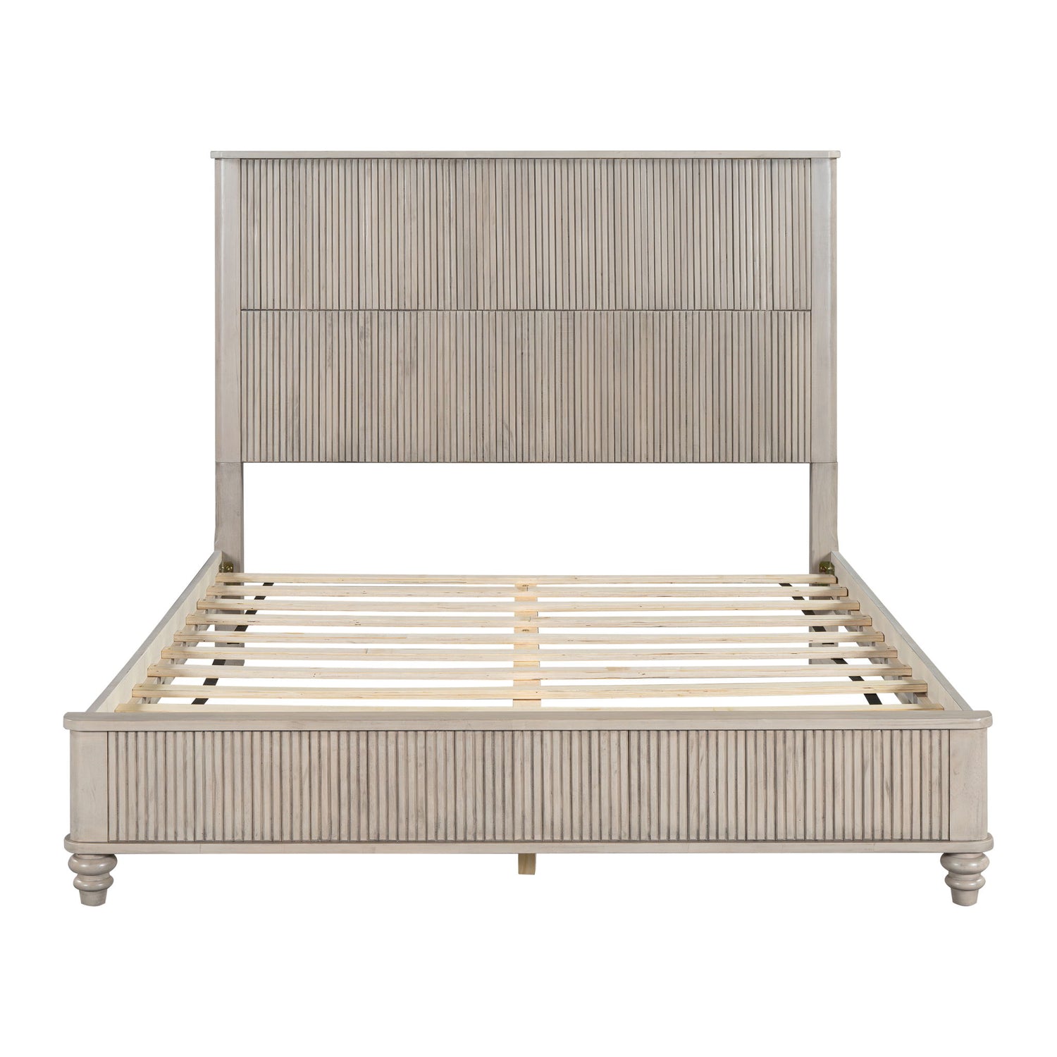 Platform Bed Frame With Tall Headboard