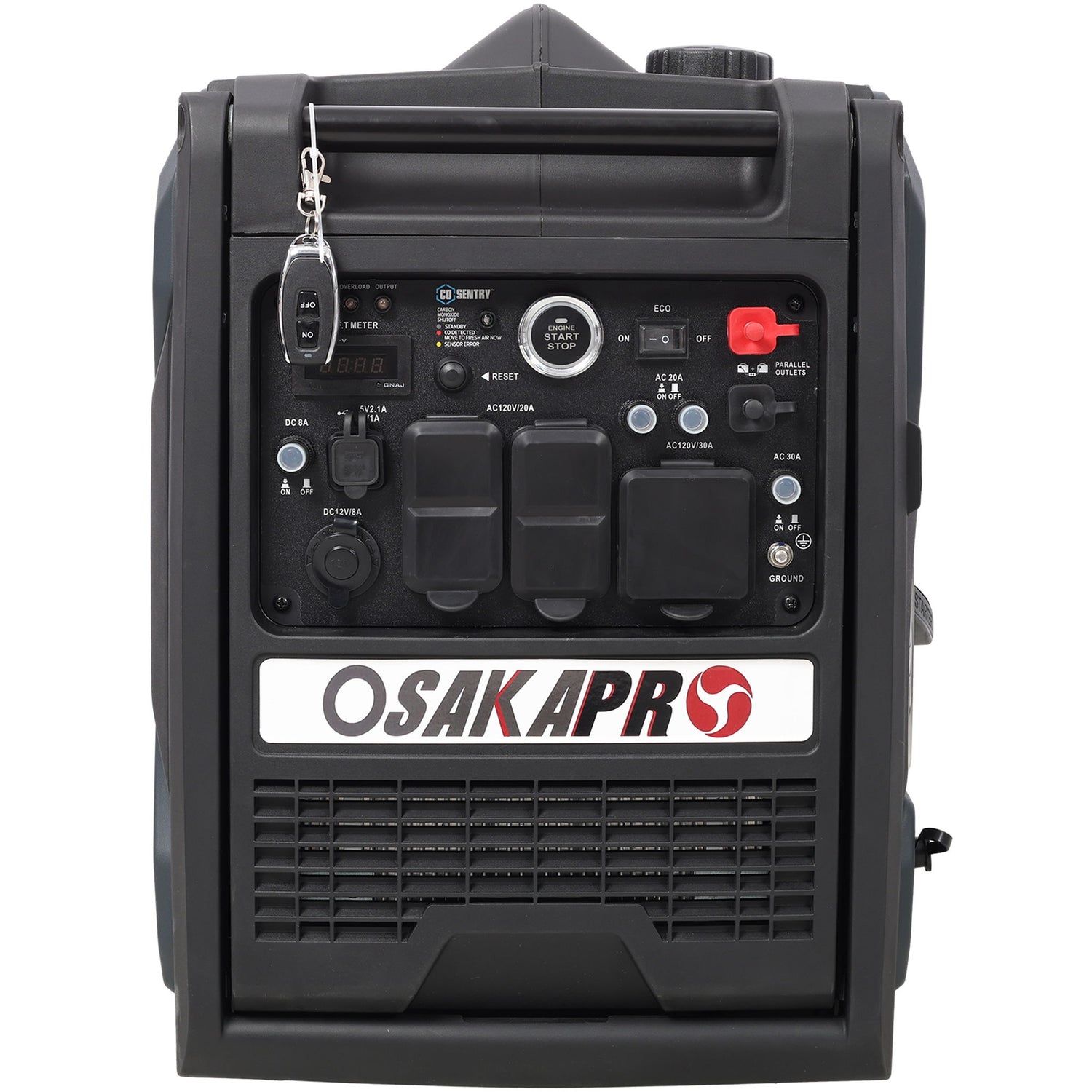 Super Quiet Inverter Generator 5.5Kw Portable Dual Fuel Electric &amp; Remote Start Aluminium
