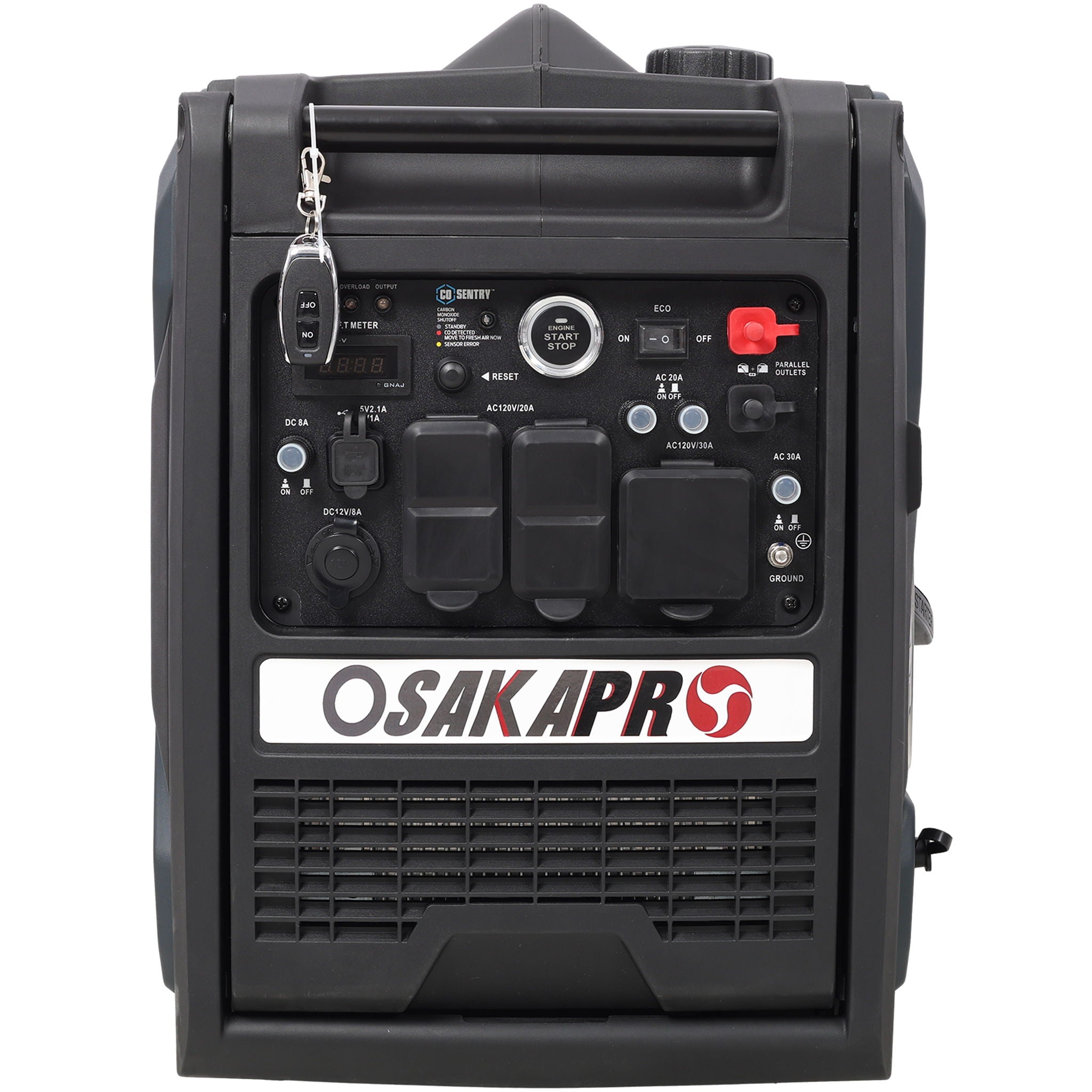 Super Quiet Inverter Generator 5.5Kw Portable Dual Fuel Electric &amp; Remote Start Aluminium