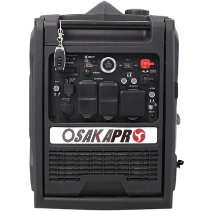 Super Quiet Inverter Generator 5.5Kw Portable Dual Fuel Electric &amp; Remote Start Aluminium