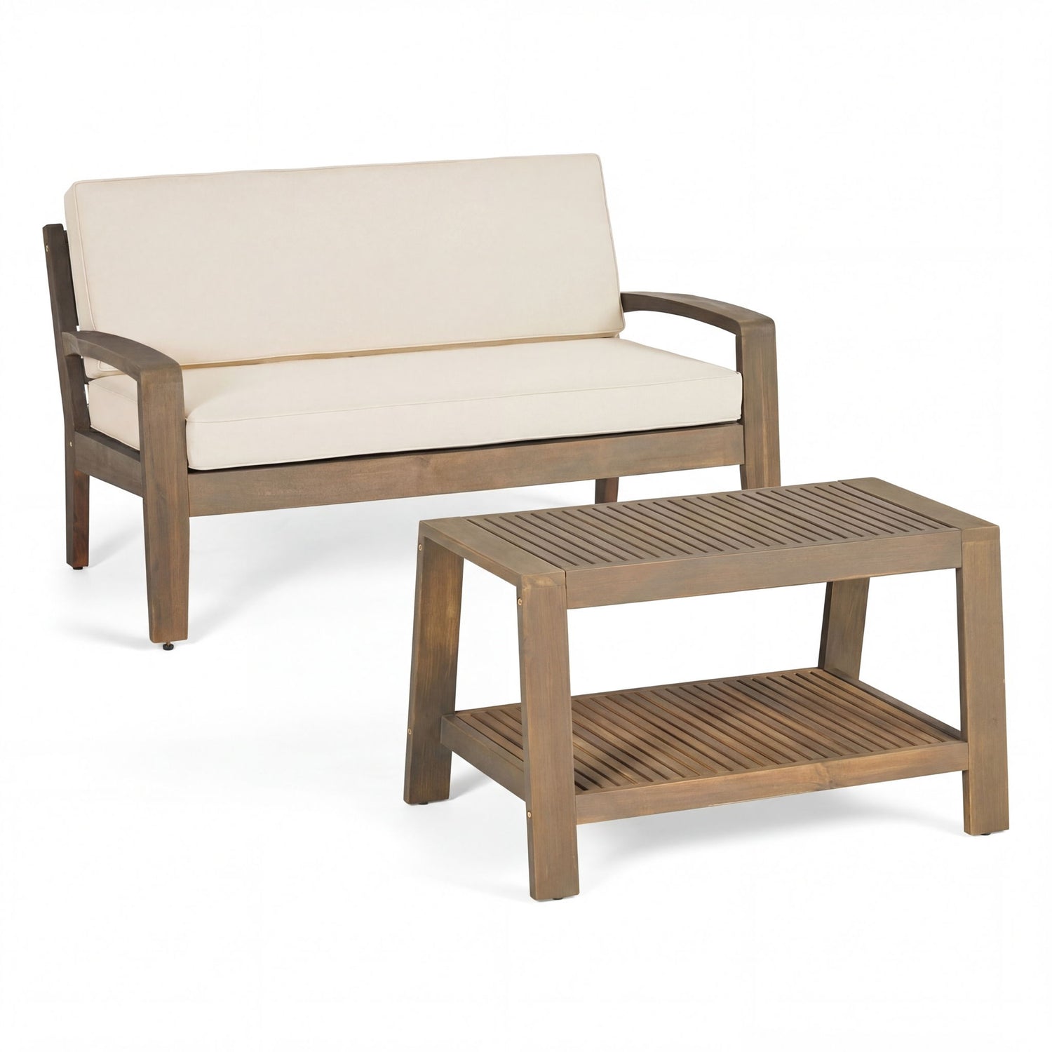 2 Piece Conversation Set, Loveseat &amp; Coffee Table