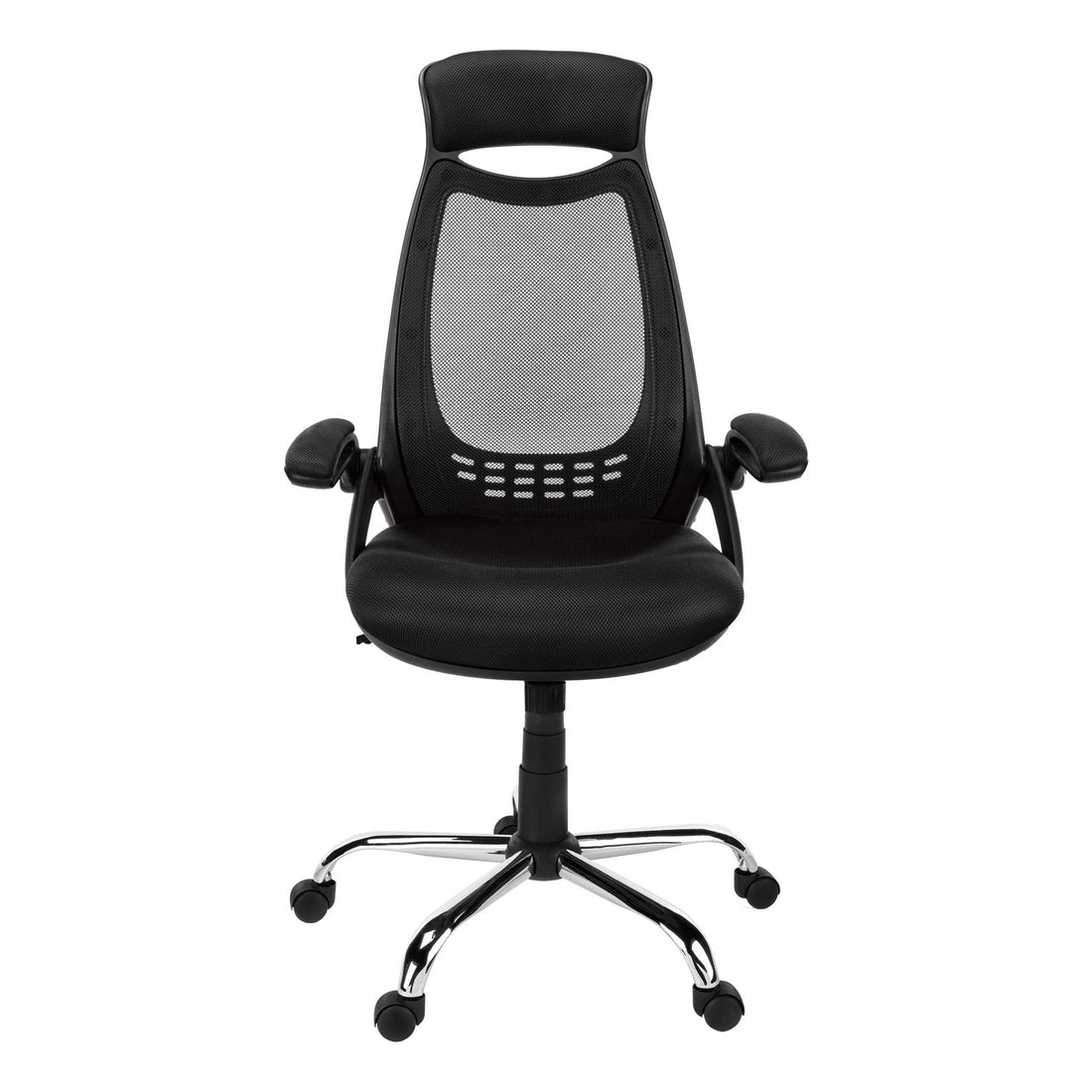 Office Chair, Adjustable Height, Swivel, Ergonomic, Armrests, Contemporary &amp; Modern