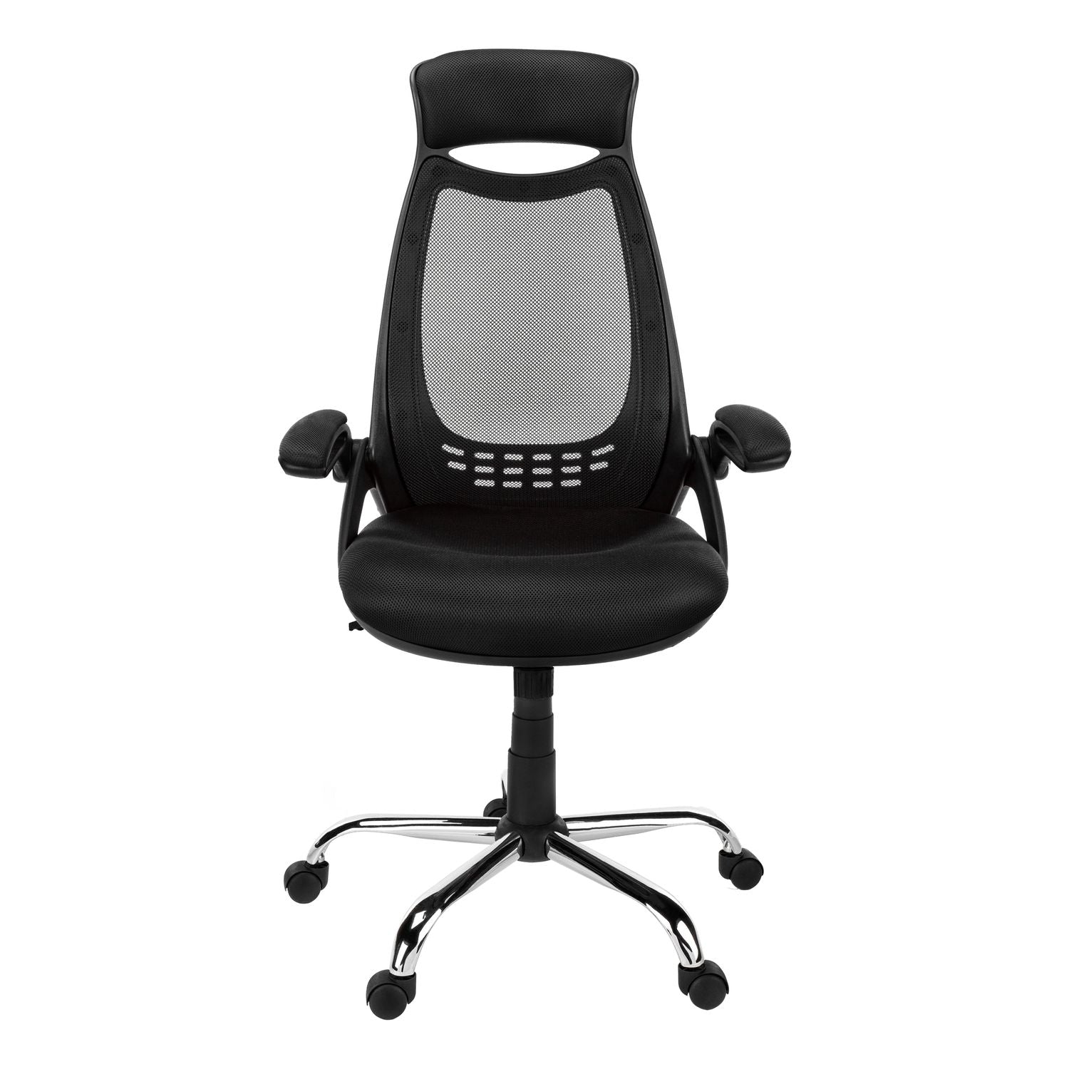 Office Chair, Adjustable Height, Swivel, Ergonomic, Armrests, Contemporary &amp; Modern