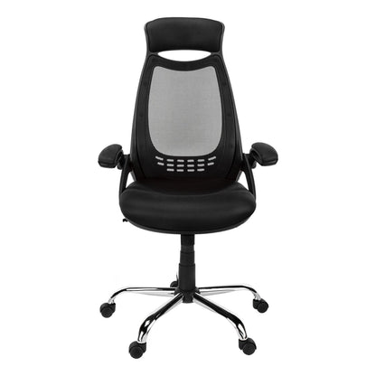 Office Chair, Adjustable Height, Swivel, Ergonomic, Armrests, Contemporary &amp; Modern