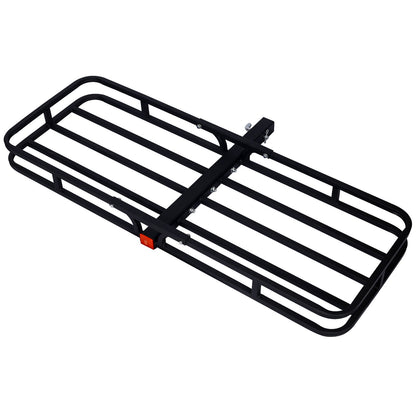 Heavy Duty Steel Hitch Mount Cargo Carrier Rack For SUV, Truck, Car With 2&quot; Receiver - Black