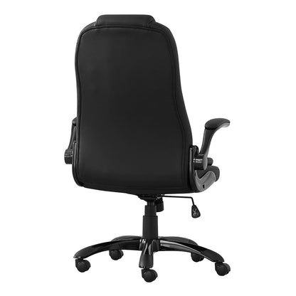 Office Chair, Adjustable Height, Swivel, Ergonomic, Armrests, Contemporary &amp; Modern - Black