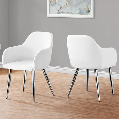 Dining Side Chair, Upholstered For Dining Room, Contemporary &amp; Modern (Set of 2)