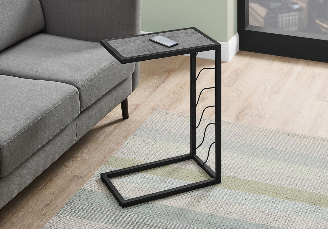 Accent Table, C - Shaped, Contemporary &amp; Modern Convenient Design