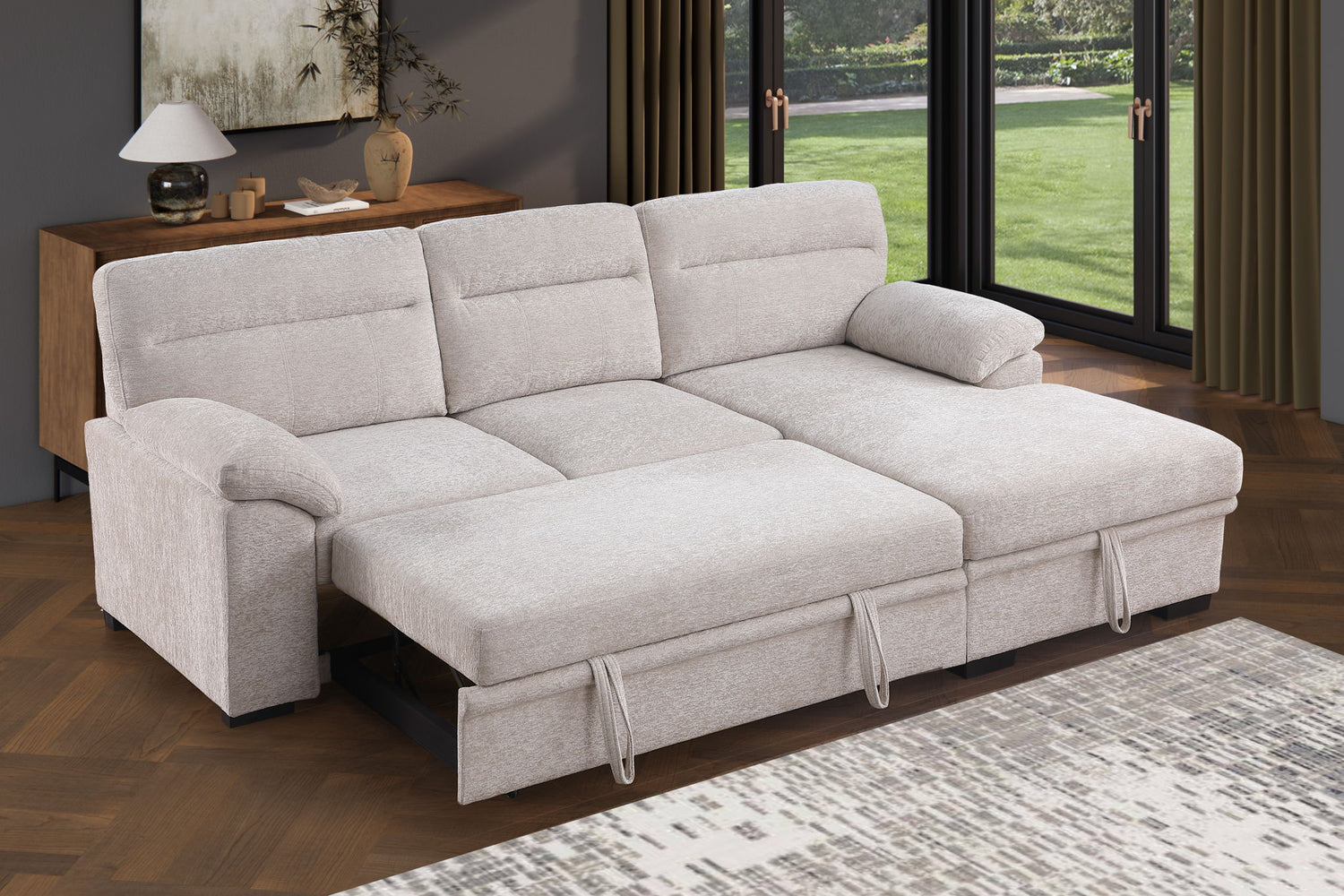 Kipling II - 92.5&quot; Sleeper Sectional Sofa