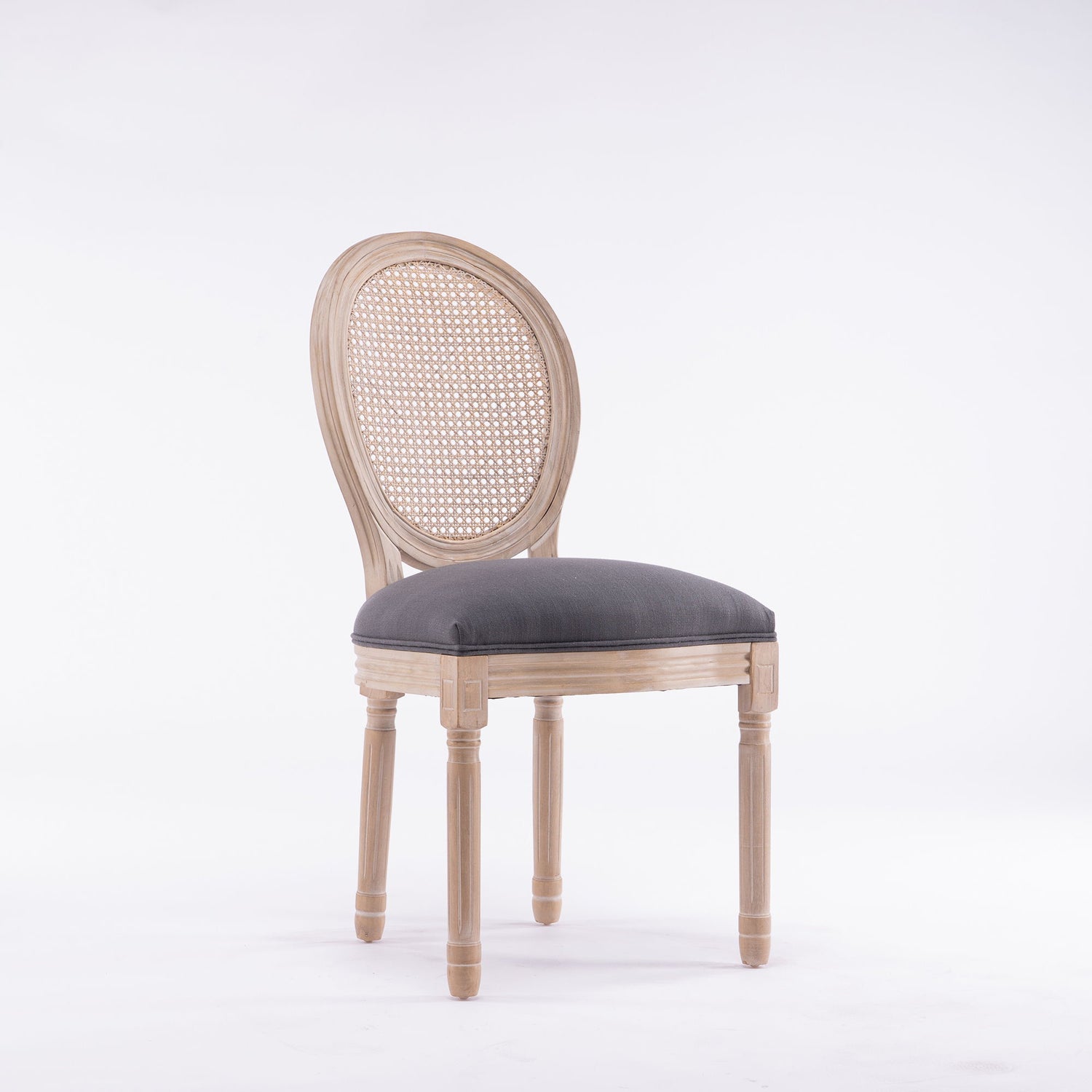 French Country Dining Chairs &amp; Round Back (Set of 2)